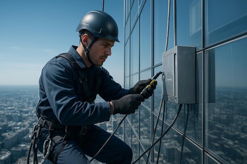 Safety Standards Followed by Professional Rope Access Electricians