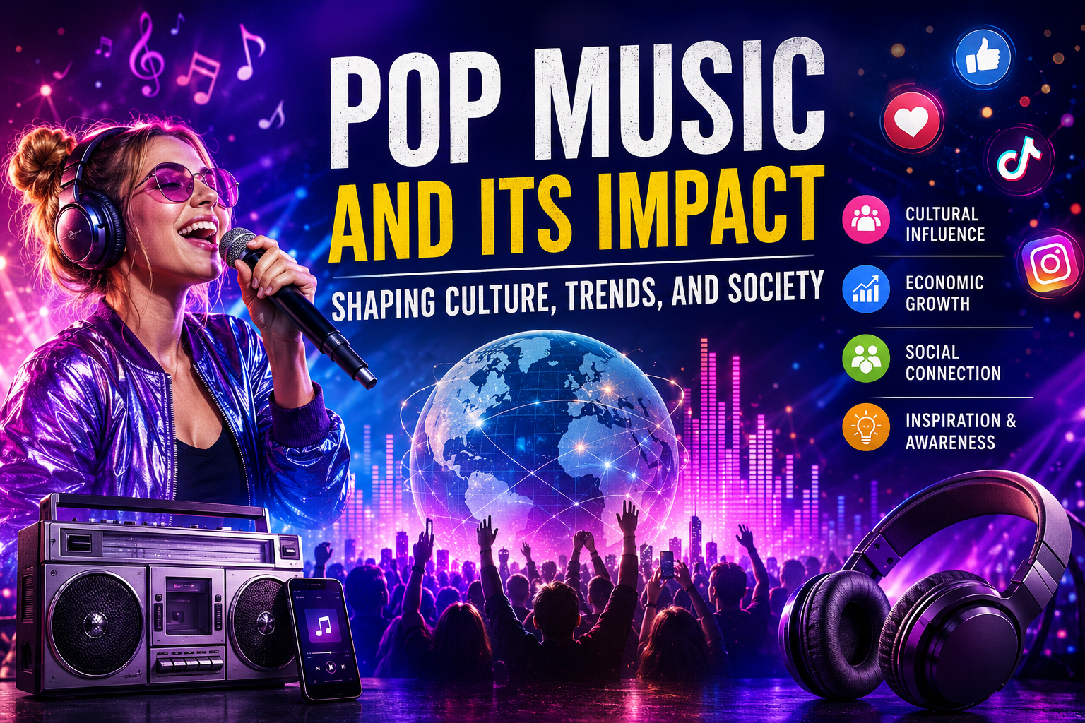 Pop Music and Its Impact: How It Shapes Culture, Trends, and Society