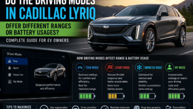 Do the Driving Modes in Cadillac Lyriq Offer Different Ranges or Battery Usages?