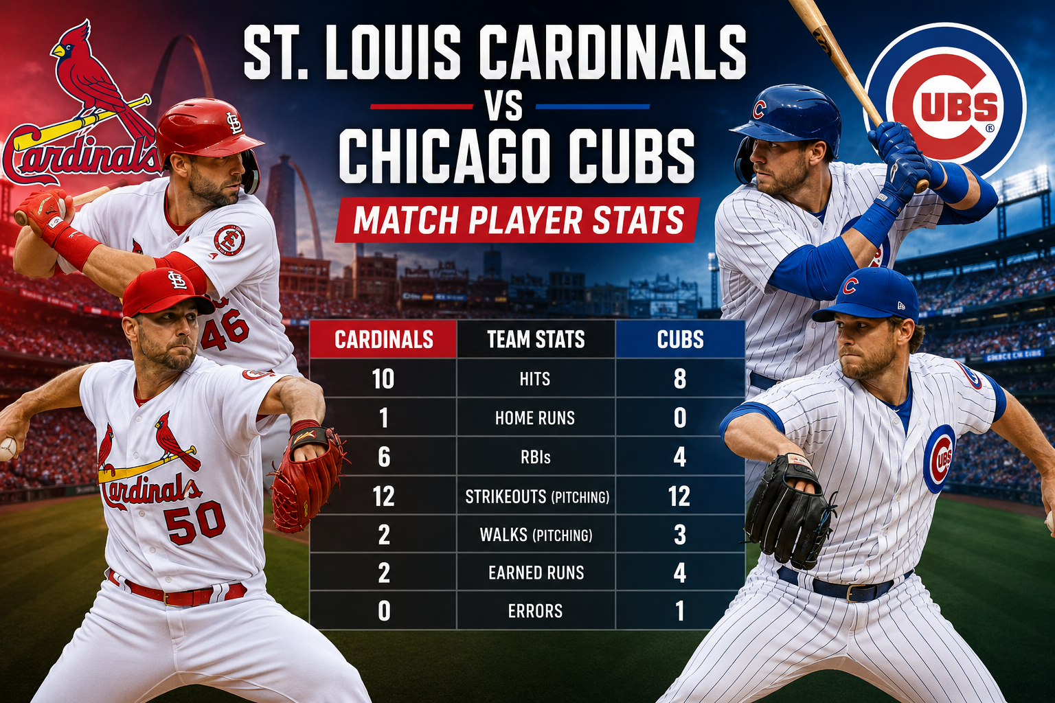 St. Louis Cardinals vs Chicago Cubs Match Player Stats: Complete Performance Breakdown and Key Highlights